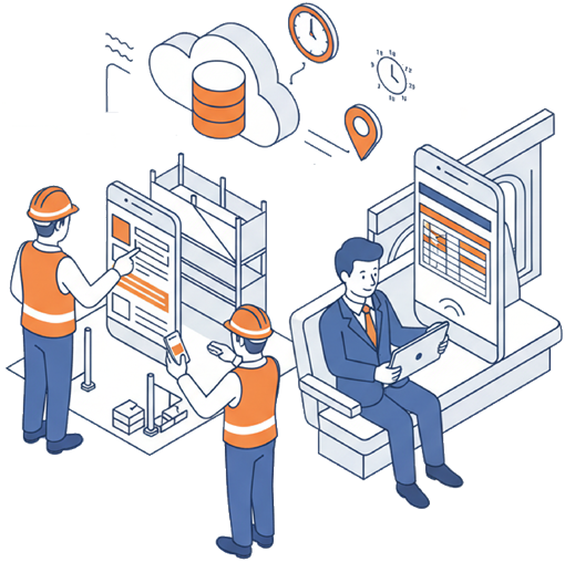 スマホ操作イメージ